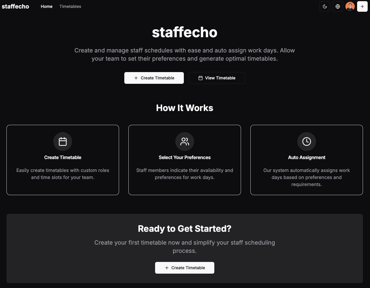 Staffecho logo